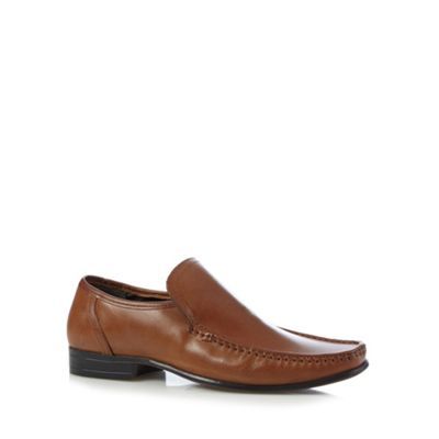 The Collection Brown moccasin slip on shoes